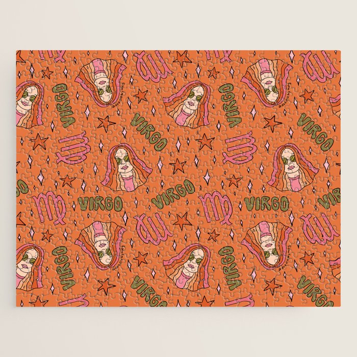 Virgo Print Jigsaw Puzzle Gallery Image 1