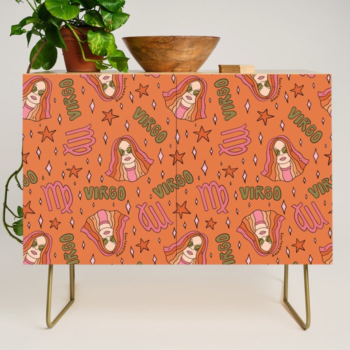 Virgo Print Credenza Gallery Image 1