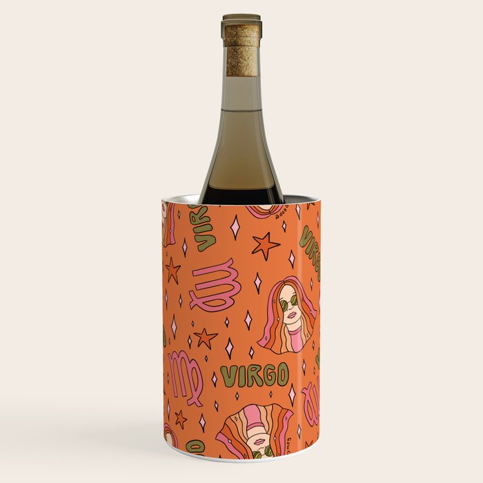 Virgo Print Wine Chiller Gallery Image 3