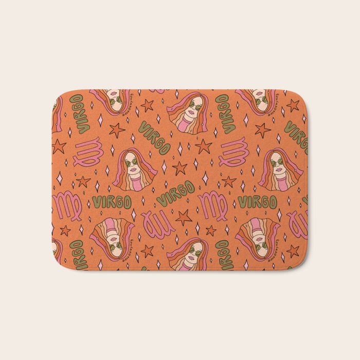 Virgo Print Bath Mat Gallery Image 1