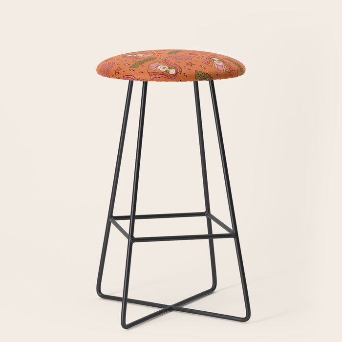 Virgo Print Stool Gallery Image 1