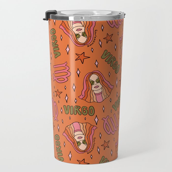 Virgo Print Travel Mug Gallery Image 3