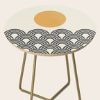 Sun and Wave - Oriental Pattern Side Table Gallery Image 2