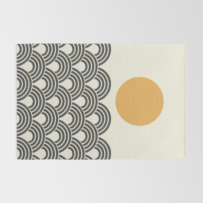 Sun and Wave - Oriental Pattern Rug Gallery Image 2