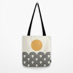 Sun and Wave - Oriental Pattern Tote Bag Gallery Image 2