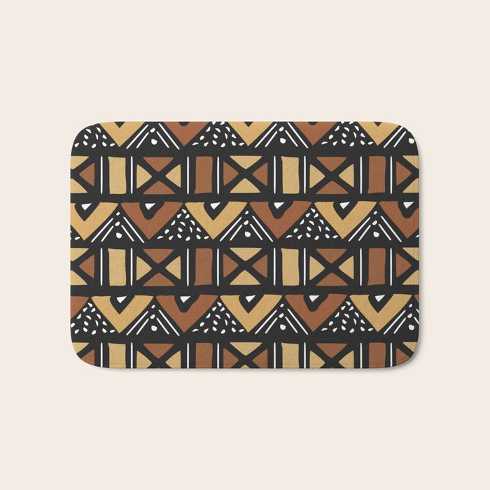 Mud cloth Mali Bath Mat Gallery Image 1
