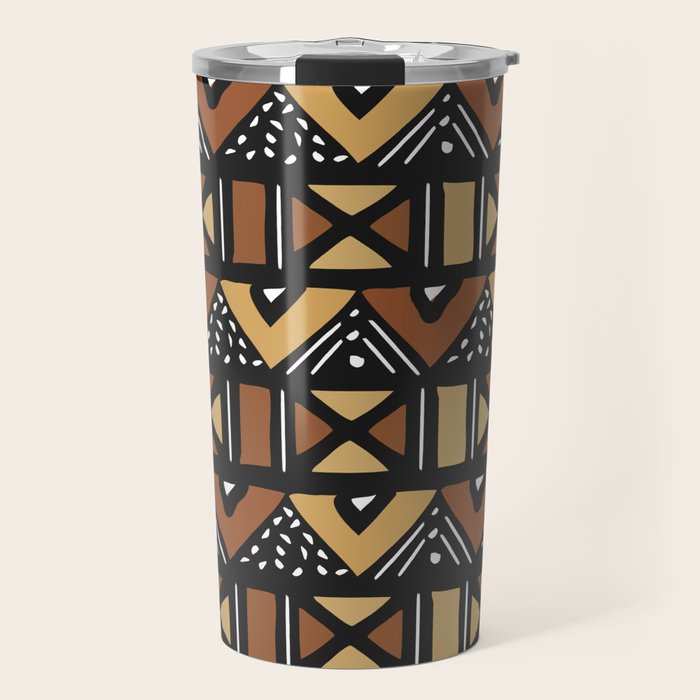 Mud cloth Mali Travel Mug Gallery Image 1
