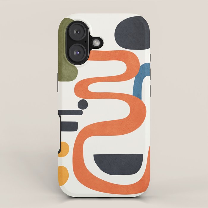 Abstract Colorful Setting 4 iPhone Case Gallery Image 1