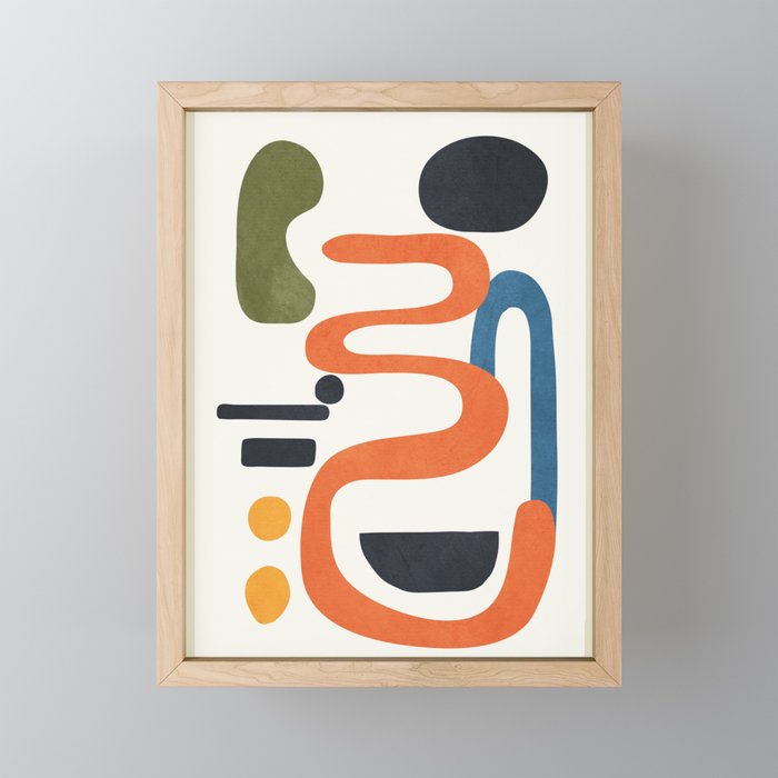 Abstract Colorful Setting 4 Mini Art Print Gallery Image 1