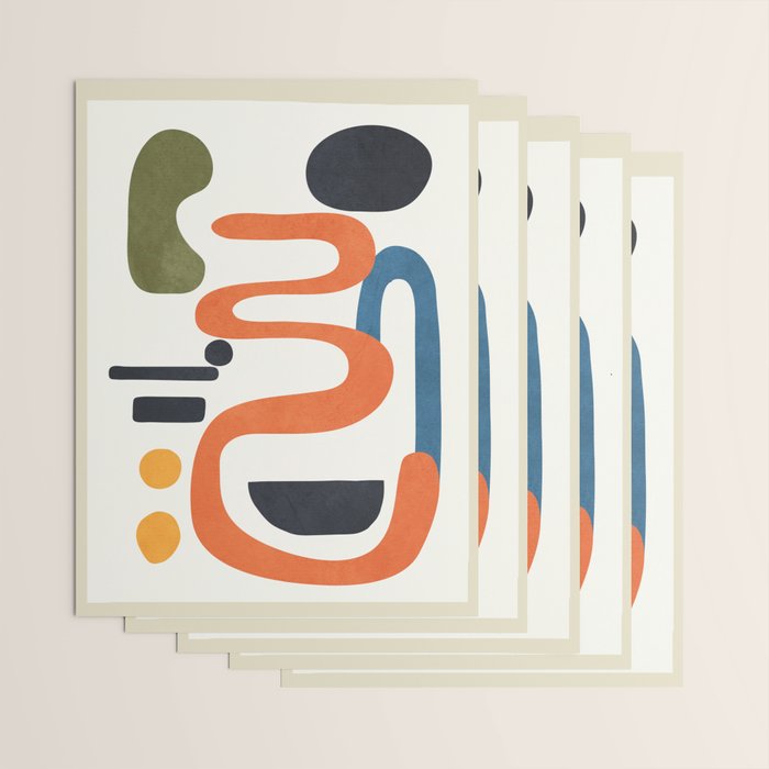 Abstract Colorful Setting 4 Wrapping Paper Gallery Image 3