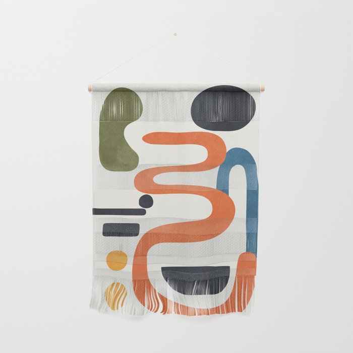 Abstract Colorful Setting 4 Wall Hanging Gallery Image 1
