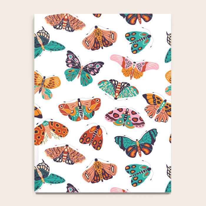 Spring Butterflies Pattern 003 Notebook Gallery Image 4