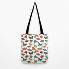 Spring Butterflies Pattern 003 Tote Bag Gallery Image 2