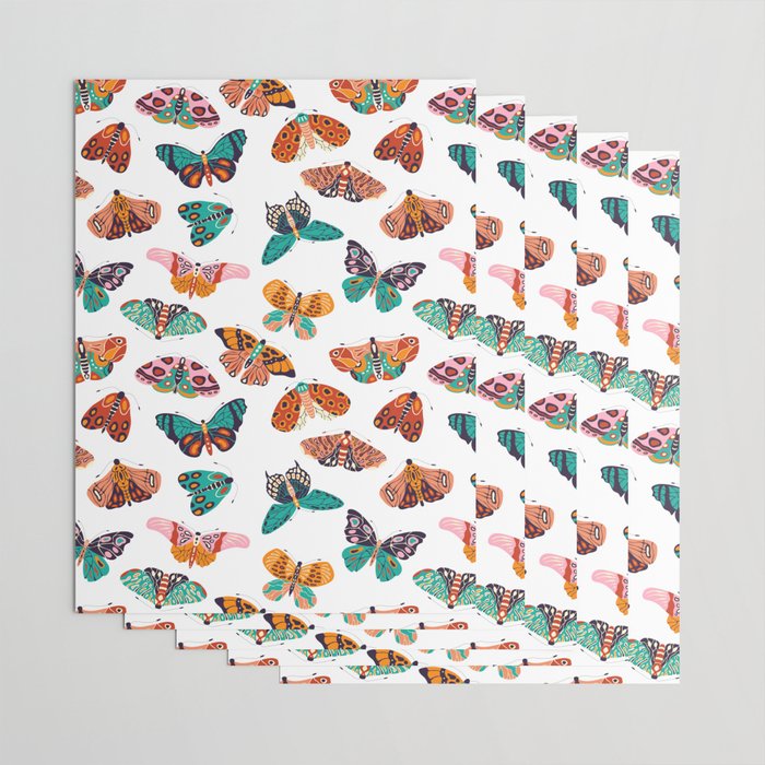 Spring Butterflies Pattern 003 Wrapping Paper Gallery Image 3