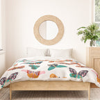 Spring Butterflies Pattern 003 Duvet Cover Gallery Image 3