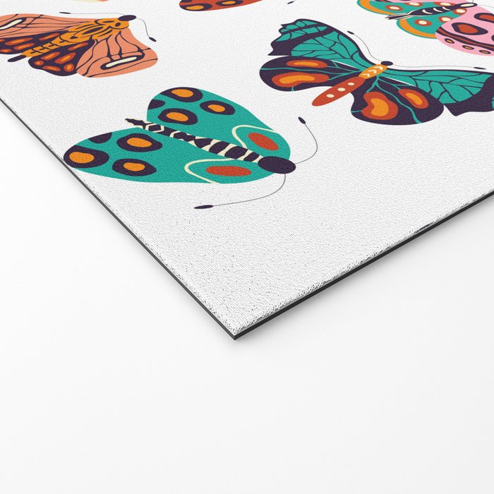 Spring Butterflies Pattern 003 Welcome Mat Gallery Image 2