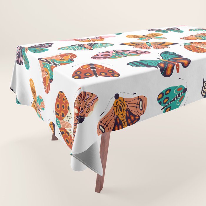 Spring Butterflies Pattern 003 Tablecloth Gallery Image 1