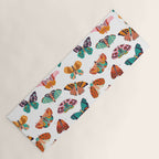 Spring Butterflies Pattern 003 Yoga Mat Gallery Image 1