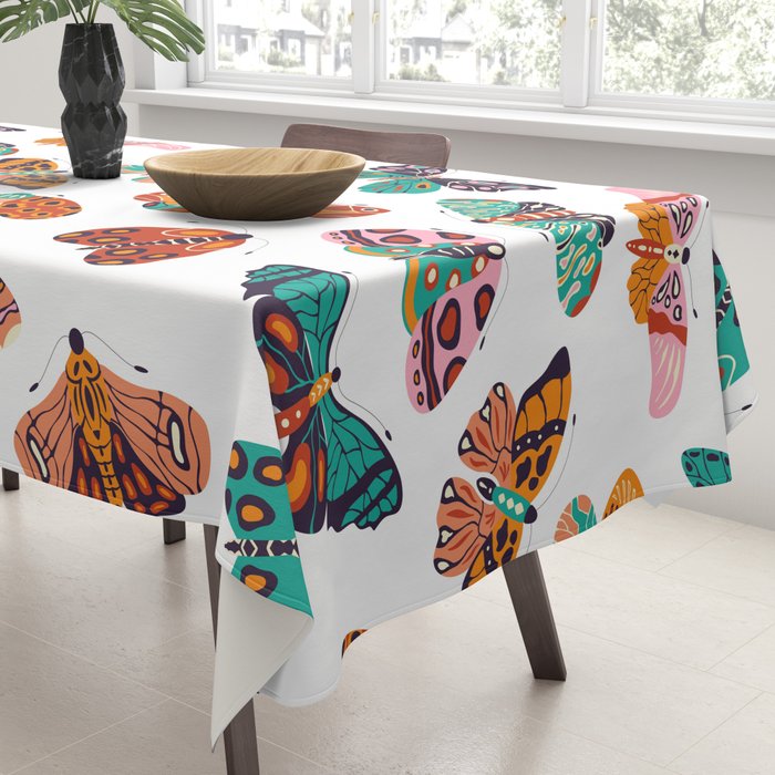 Spring Butterflies Pattern 003 Tablecloth Gallery Image 3