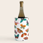 Spring Butterflies Pattern 003 Wine Chiller Gallery Image 1