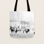 southwest cowboy horse decor print Tote Bag Gallery Image 1