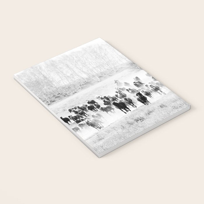 southwest cowboy horse decor print Notebook Gallery Image 3