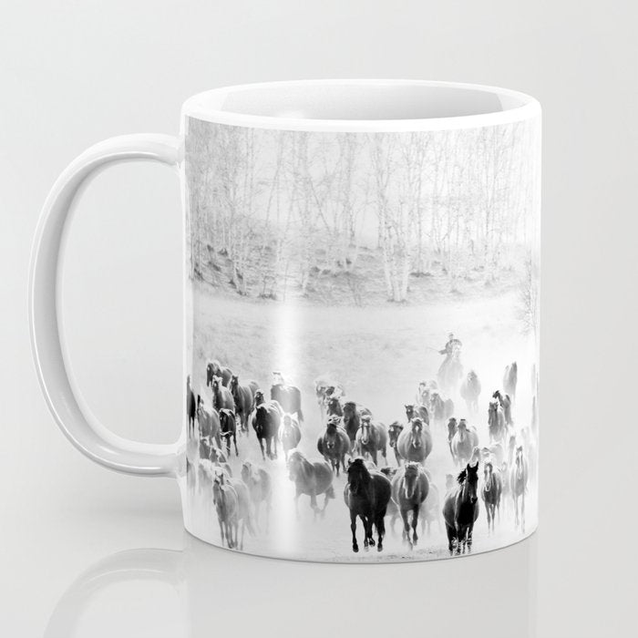 southwest cowboy horse decor print Coffee Mug Gallery Image 3