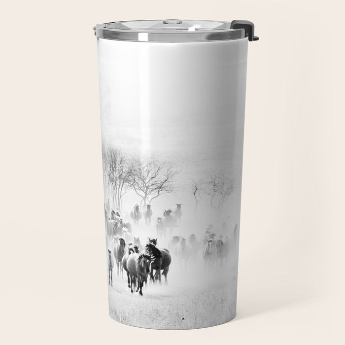 southwest cowboy horse decor print Travel Mug Gallery Image 2