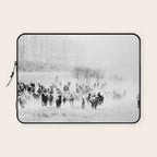 southwest cowboy horse decor print Laptop Sleeve Gallery Image 1