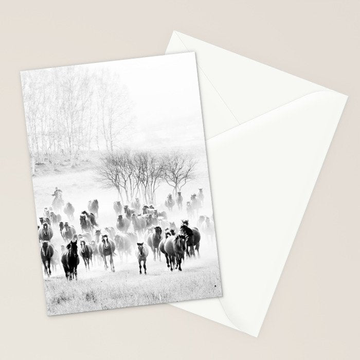 southwest cowboy horse decor print Stationery Card Gallery Image 2