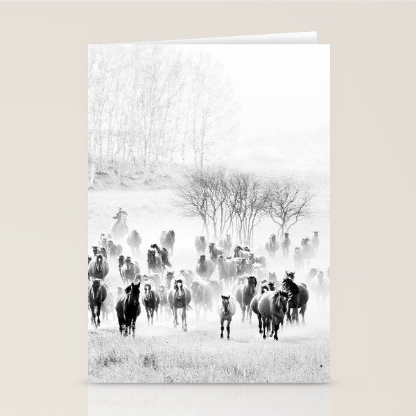 southwest cowboy horse decor print Stationery Card Gallery Image 2