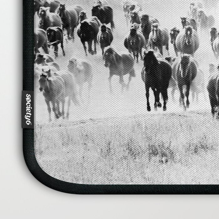 southwest cowboy horse decor print Laptop Sleeve Gallery Image 3