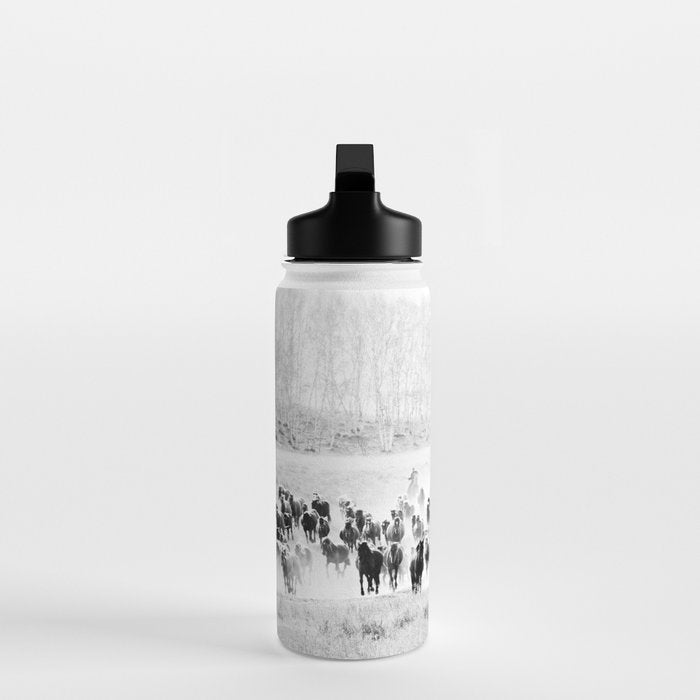 southwest cowboy horse decor print Water Bottle Gallery Image 3