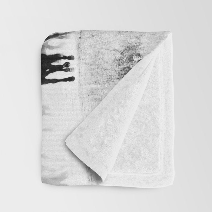 southwest cowboy horse decor print Throw Blanket Gallery Image 3