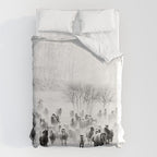 southwest cowboy horse decor print Duvet Cover Gallery Image 6