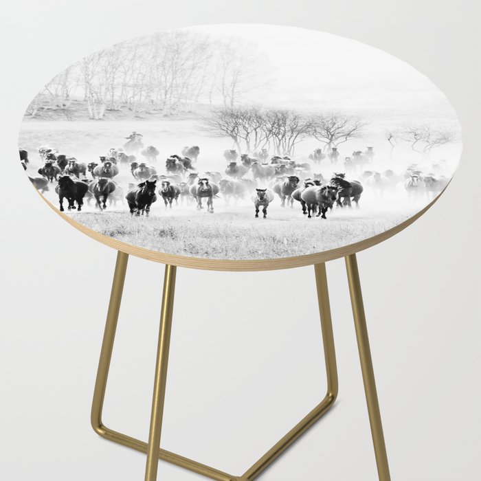 southwest cowboy horse decor print Side Table Gallery Image 2