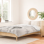 southwest cowboy horse decor print Duvet Cover Gallery Image 2