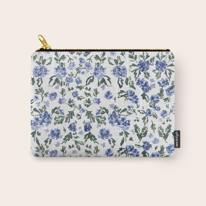 English Countryside Hydrangeas Carry All Pouch Gallery Image 1