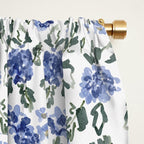 English Countryside Hydrangeas Window Curtain Gallery Image 2
