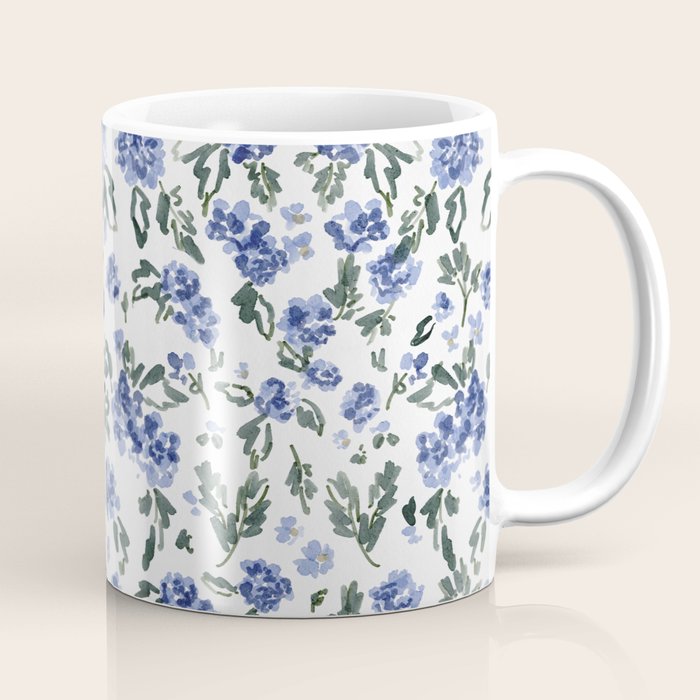 English Countryside Hydrangeas Coffee Mug Gallery Image 1