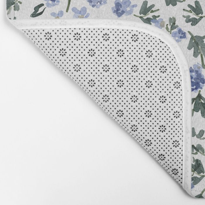 English Countryside Hydrangeas Bath Mat Gallery Image 2