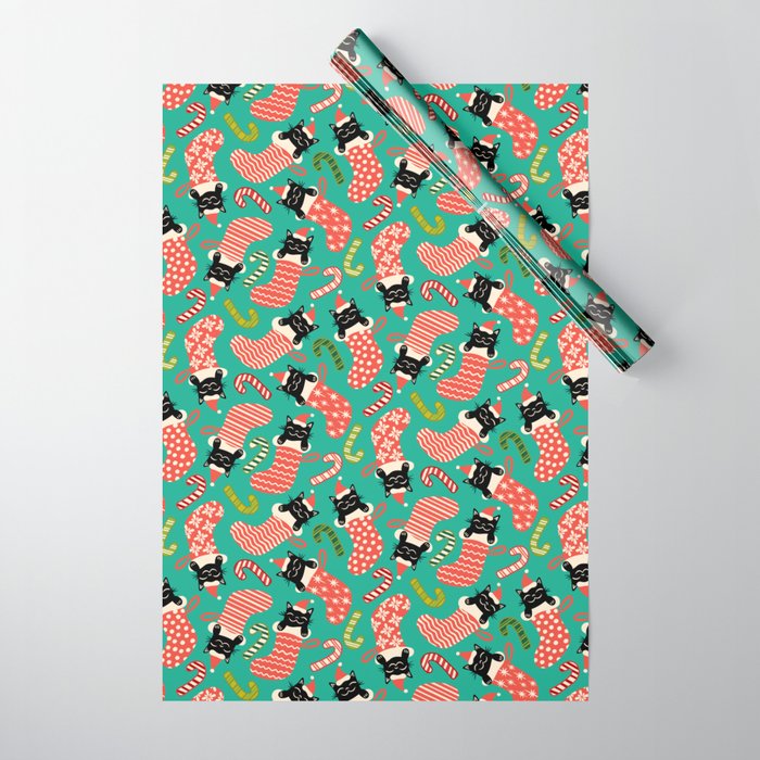 Festive Felines Wrapping Paper Gallery Image 1