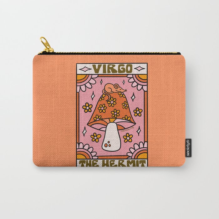 Virgo Tarot Card Carry All Pouch Gallery Image 1