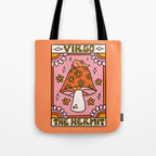 Virgo Tarot Card Tote Bag Gallery Image 1