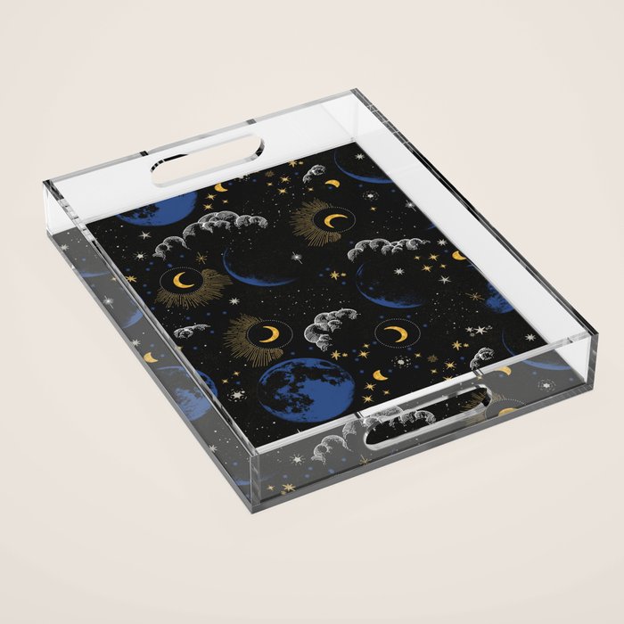 Night sky of stars 24 Acrylic Tray Gallery Image 1