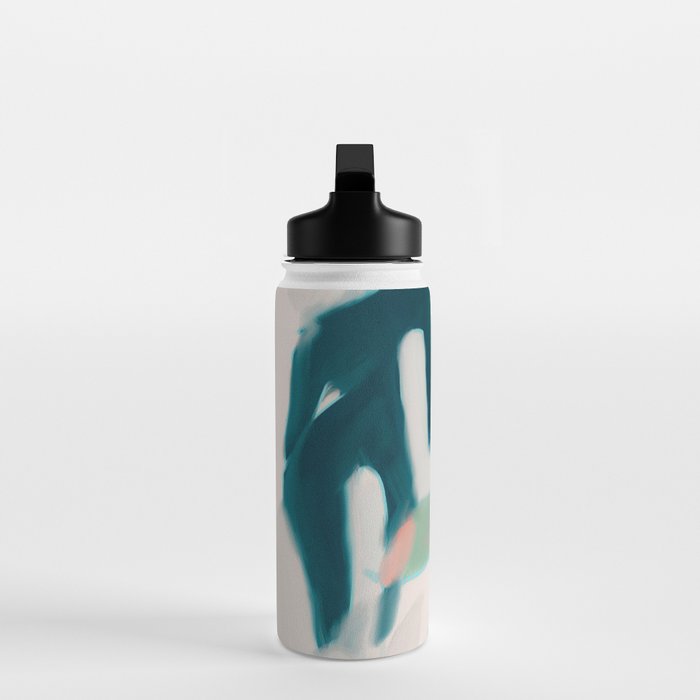 abstract pastel leaves 2 Water Bottle Gallery Image 3
