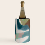abstract pastel leaves 2 Wine Chiller Gallery Image 1