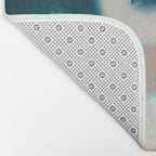 abstract pastel leaves 2 Bath Mat Gallery Image 2