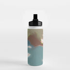 abstract pastel leaves 2 Water Bottle Gallery Image 2