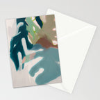 abstract pastel leaves 2 Stationery Card Gallery Image 2